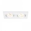 PASADENA GU10 SQ II süllyesztett lámpa fehér  230V LED GU10 2x7W