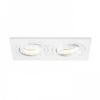 PASADENA GU10 SQ II süllyesztett lámpa fehér  230V LED GU10 2x7W