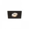 PASADENA GU10 SQ I süllyesztett lámpa fekete  230V LED GU10 7W