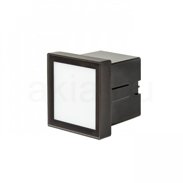 DEJAVU SQ 9 süllyesztett lámpa fekete 230V LED 3.5W IP65 3000K