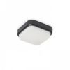 TARIS SQ 17 felületre szerelhető fekete műanyag 230V LED 8W IP54 3000K