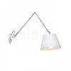 ASHLEY fali lámpa fehér króm 230V LED E27 15W
