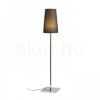 LULU állólámpa fekete króm 230V LED E27 8W