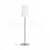 LULU állólámpa fehér/fekete króm 230V LED E27 8W