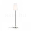 LULU állólámpa fehér/fekete króm 230V LED E27 8W