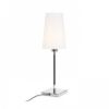 LULU asztali lámpa fehér/fekete króm 230V LED E27 8W