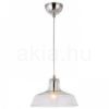 DORA függő lámpa  tiszta üveg/króm 230V LED E27 11W