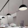 MONROE 30 háromfázisú áramkörös sínre matt fekete/fehér  230V LED E27 11W