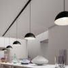 MONROE 30 háromfázisú áramkörös sínre matt fekete/fehér  230V LED E27 11W