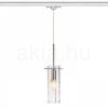 GIFT háromfázisú áramkörös sínre  tiszta üveg 230V LED E14 6W