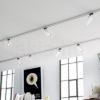 FANGIO háromfázisú áramkörös sínre ezüstszürke  230V LED 25W 36°  3000K