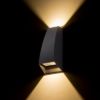 PIA fali lámpa antracitszürke 230V LED 2x3W IP54 3000K