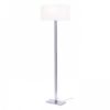 PLAZA állólámpa fehér króm 230V LED E27 15W