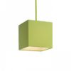 TEMPO 15/15 lámpabúra  Chintz lime/fehér PVC  max. 28W