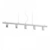RALLONG V függeszték alap  króm 230V LED E27 5x15W