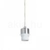MORE 60 mennyezeti függőlámpa alap  matt nikkel 230V LED E27 3x15W
