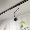 PIXIE libanyak háromfázisú áramkörös sínre fekete  230V LED GX53 7W