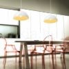 MONROE 40 függő lámpa csillogó fehér/fehér  230V LED E27 30W