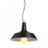 GOLDIE 36 függő lámpa fekete/fehér  230V LED E27 30W