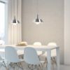 GOLDIE 36 függő lámpa  króm 230V LED E27 30W