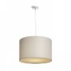 RON 40/25 lámpabúra  Chintz világosszürke/fehér PVC  max. 23W