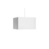 TEMPO 30/19 lámpabúra  Polycotton fehér/fehér PVC  max. 23W