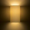 RON W 15/25 fali lámpa  Polycotton fehér/fehér PVC 230V LED E27 15W