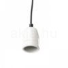 FABIO függesztő készlet fekete porcelán 230V LED E27 15W