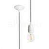 FABIO függesztő készlet fekete/fehér porcelán 230V LED E27 15W