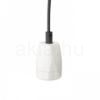 FABIO függesztő készlet fekete/fehér porcelán 230V LED E27 15W