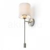 VERSA fali lámpabúra fehér matt nikkel 230V LED E27 LED 15+3W 40°  3000K