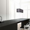 LOPE 80 függő lámpa fekete matt nikkel 230V LED E27 4x15W