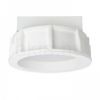 MIA R süllyesztett lámpa  gipsz/szatén akril 230V LED E27 2x11W