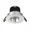 MAYDAY CC süllyesztett lámpa szálcsiszolt alumínium 230V/700mA LED 9W 2700K
