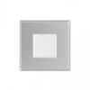 SAU SQ süllyesztett lámpa ezüstszürke 230V LED GU10 7W IP44