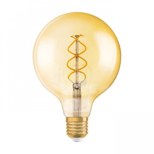 OSRAM Vintage Globe 125 SPIRAL borostyán 230V E27 LED EQ25 2000K