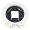 Fehér Porcelán Keret – 1-es, Falonkívüli Szerelvényekhez (Vintage / Klasszikus)