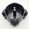 78×45 mm fekete porcelán kötődoboz falon kívüli szereléshez