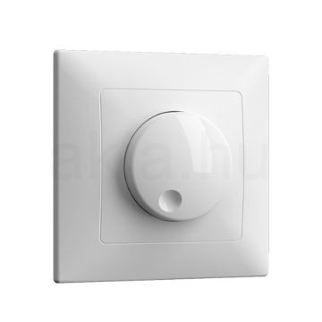 Fehér süllyesztett fali dimmer 1000W terhelhetőséggel LED fényforrásokhoz