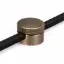 Antik bronz csavaros vezetékrögzítő Ø22 mm méretben