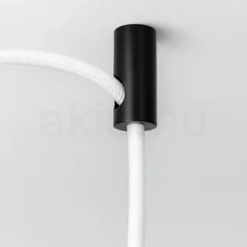 Fekete porcelán vezetékfüggesztő falon kívüli kábelezéshez