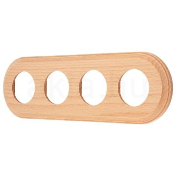 Natúr fa 4-es sorolókeret BONOLO porcelán szerelvényekhez