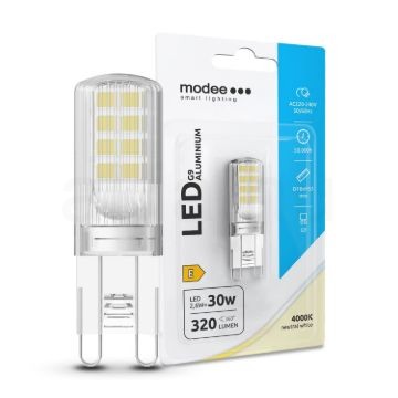 Modee Lighting LED Izzó G9 Alumínium 2,6W 4000K (320 lumen) ERP B1