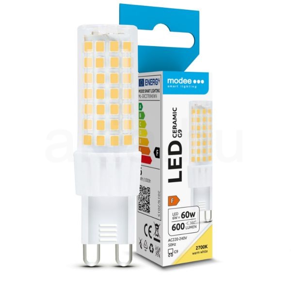 Modee Lighting LED Izzó G9 Ceramic 6W 2700K (600 lumen) ERP