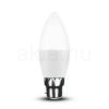 KODAK Max LED Izzó Gyertya (Candle) C37 5W B22 270° 4000K (450 lumen)