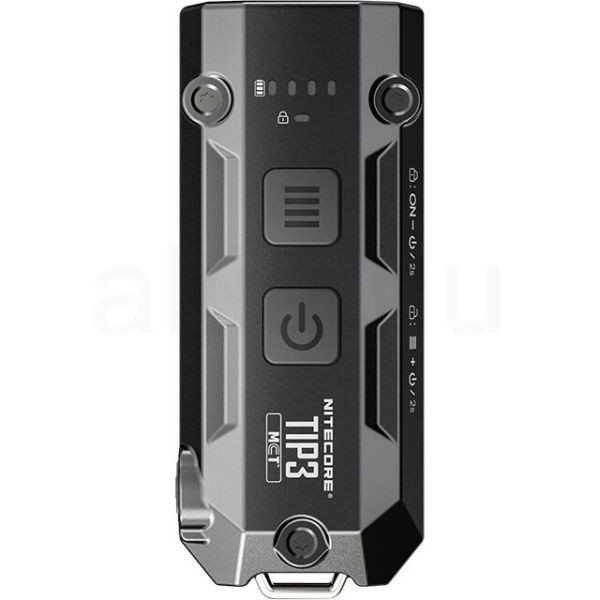 Nitecore Elemlámpa TIP3 (akkumulátoros) MCT UHE LED (720 lumen) Fekete